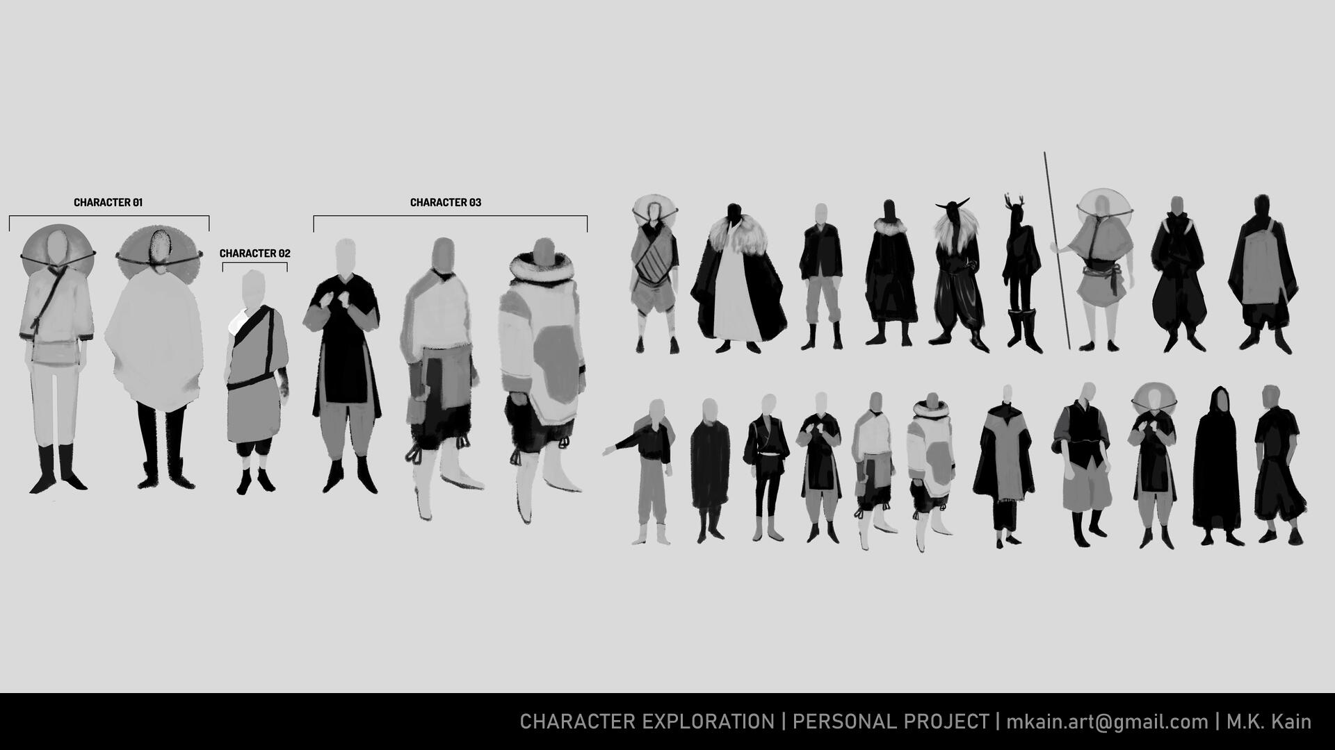 Character Exploration | Personal Project | mkain.art@gmail.com | M.K. Kain Character Exploration | Personal Project | mkain.art@gmail.com | M.K. Kain